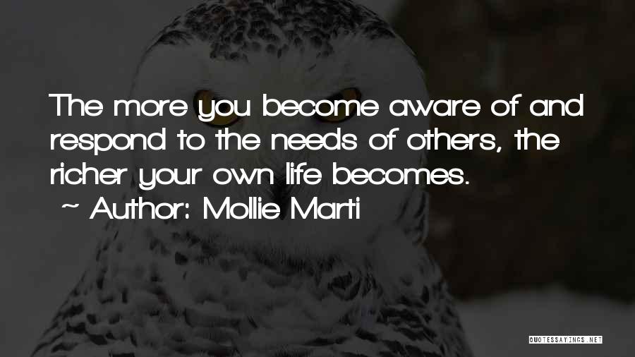 Inspiration To Others Quotes By Mollie Marti