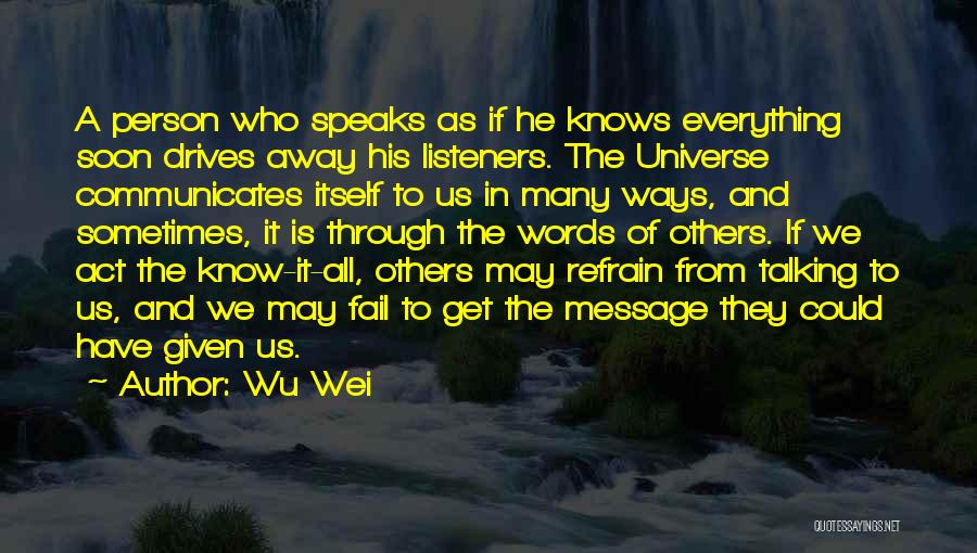 Inspiration Words Quotes By Wu Wei