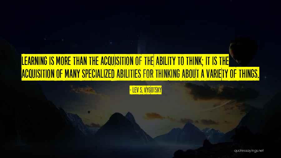 Inspirational About Education Quotes By Lev S. Vygotsky