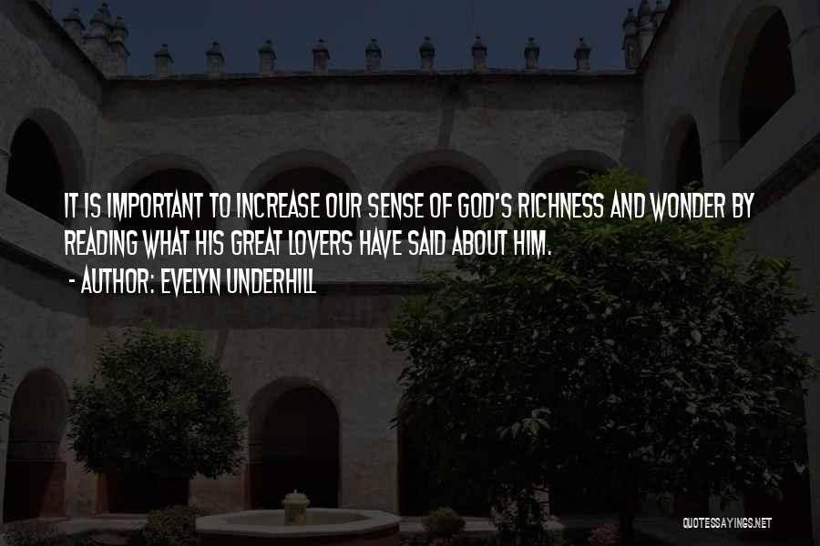 Inspirational About God Quotes By Evelyn Underhill