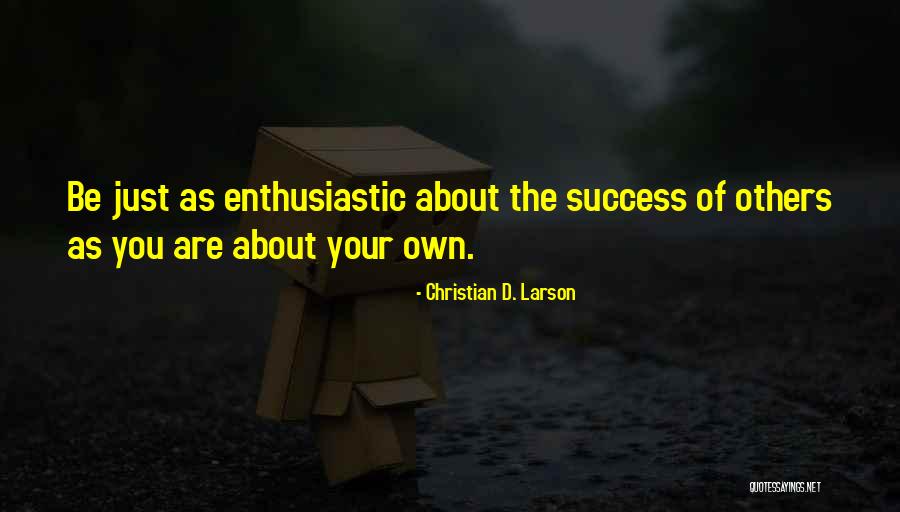 Inspirational About Success Quotes By Christian D. Larson