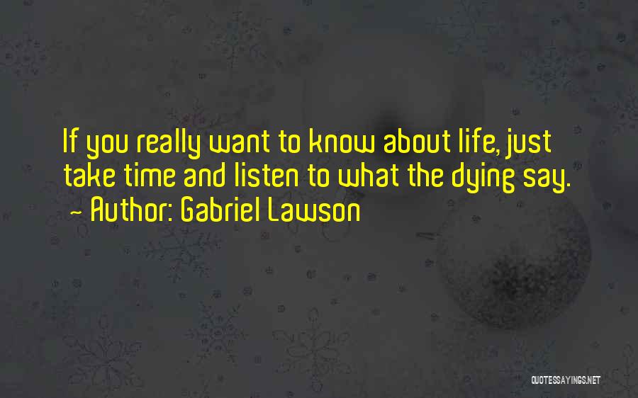 Inspirational About Success Quotes By Gabriel Lawson