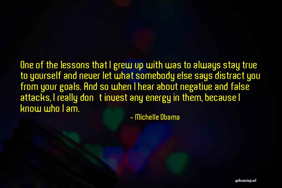 Inspirational About Success Quotes By Michelle Obama