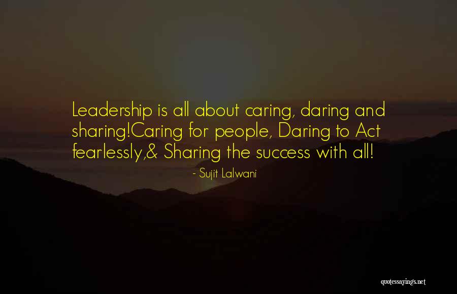 Inspirational About Success Quotes By Sujit Lalwani