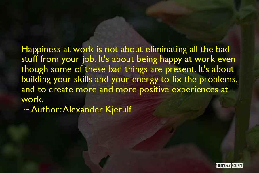 Inspirational About Work Quotes By Alexander Kjerulf