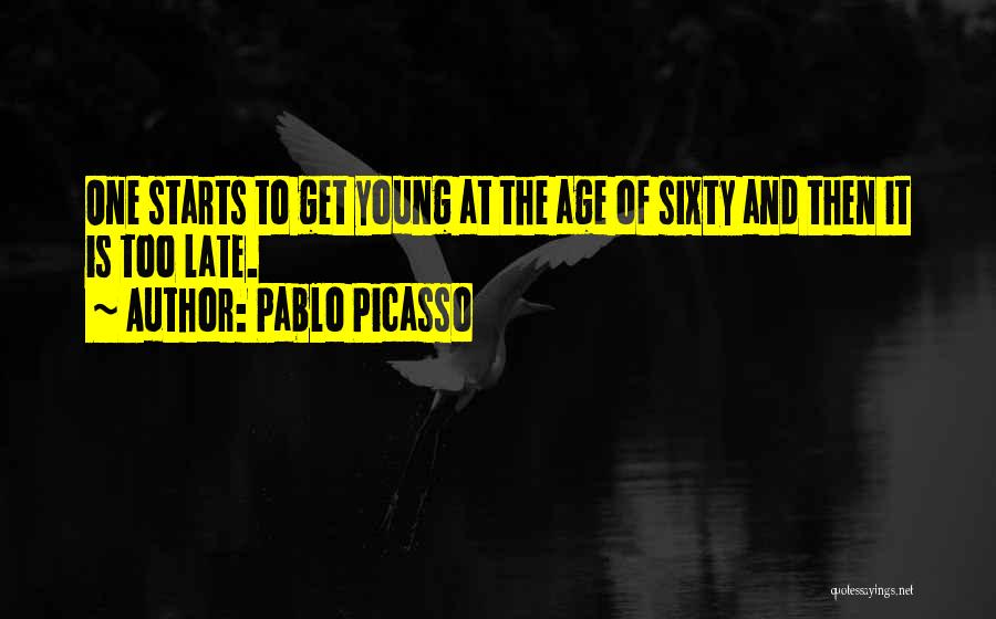 Inspirational Age Quotes By Pablo Picasso