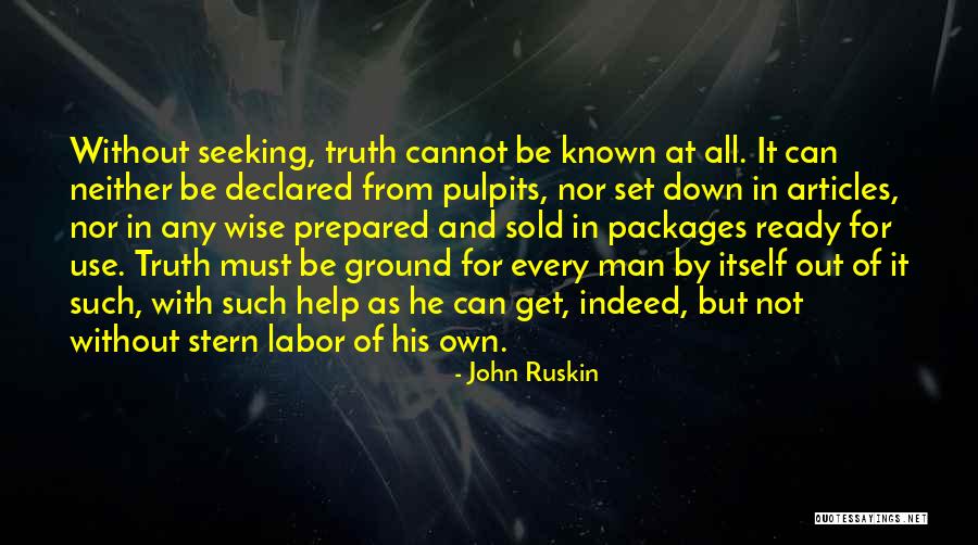 Inspirational Articles Quotes By John Ruskin