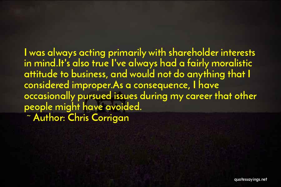 Inspirational Attitude Quotes By Chris Corrigan