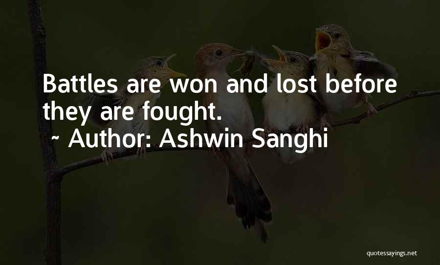 Inspirational Battle Quotes By Ashwin Sanghi