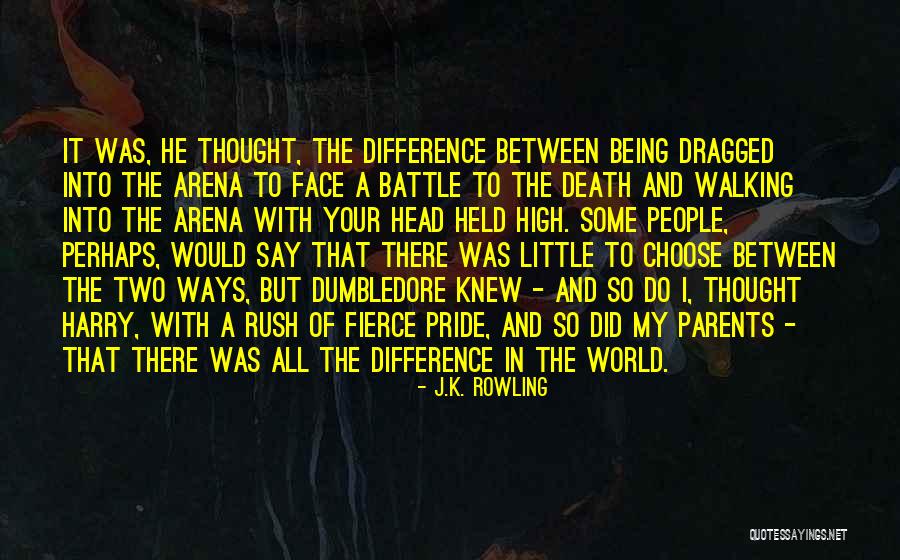 Inspirational Battle Quotes By J.K. Rowling