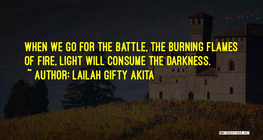 Inspirational Battle Quotes By Lailah Gifty Akita