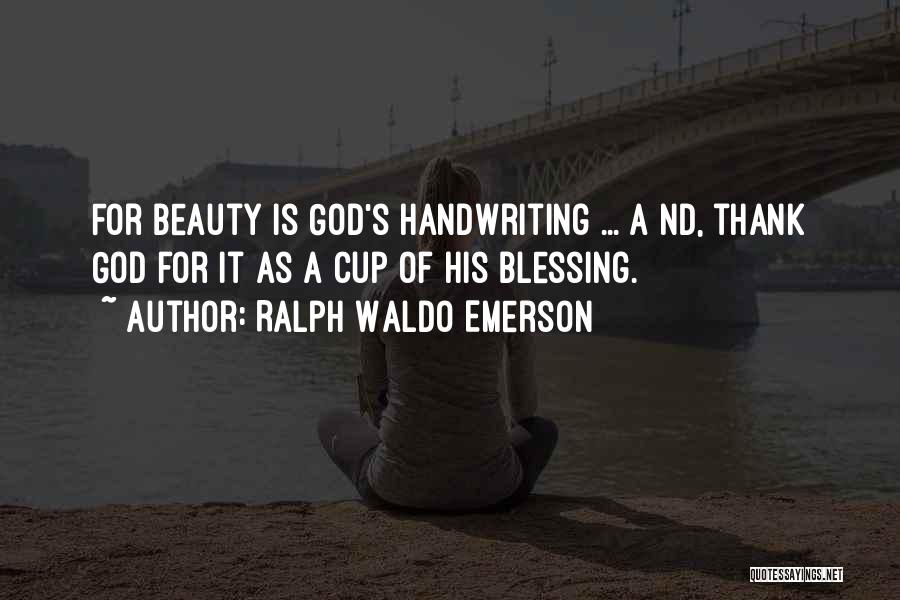 Inspirational Blessing Quotes By Ralph Waldo Emerson