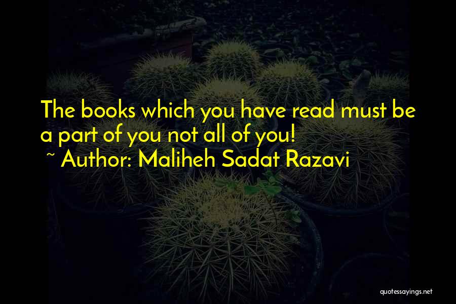 Inspirational Books Of Quotes By Maliheh Sadat Razavi