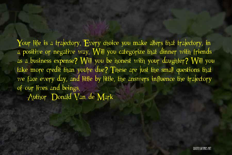 Inspirational Business Leadership Quotes By Donald Van De Mark
