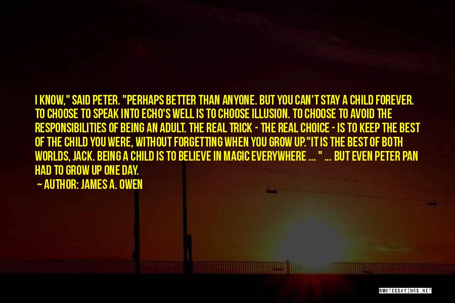 Inspirational Childhood Quotes By James A. Owen