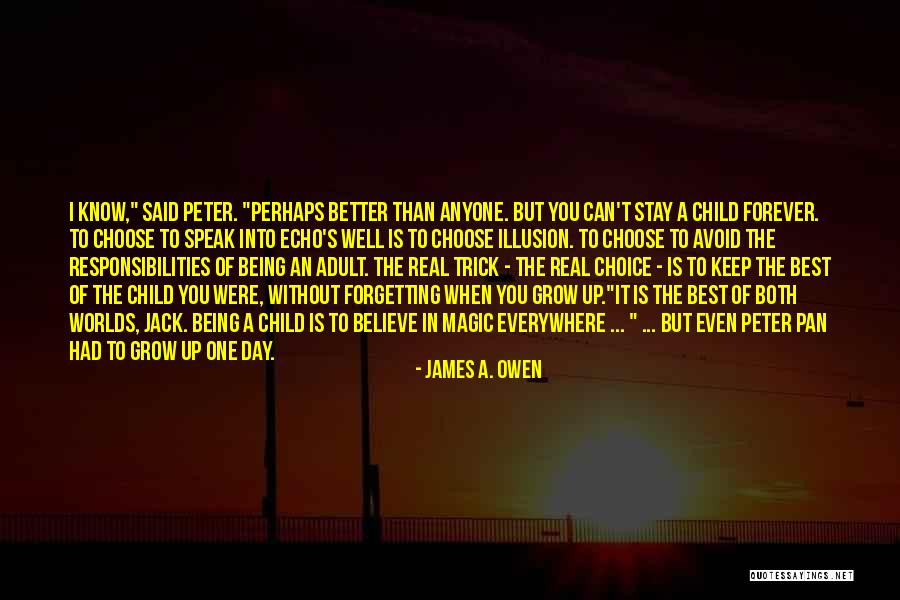 Inspirational Childhood Quotes By James A. Owen