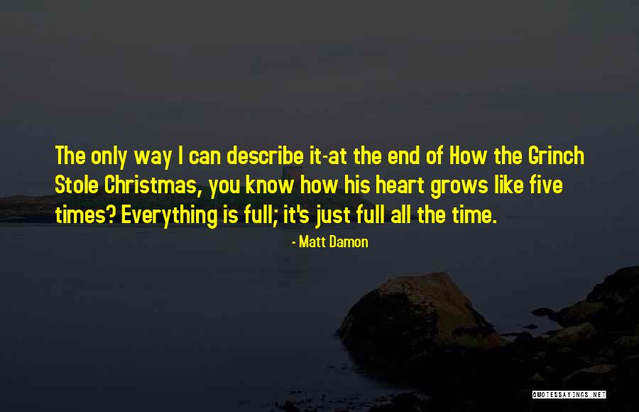 Inspirational Christmas Quotes By Matt Damon Inspirational Christmas Quotes By Matt Damon