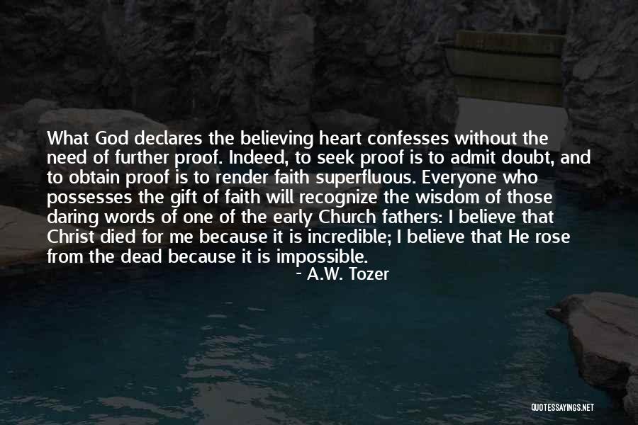 Inspirational Church Quotes By A.W. Tozer