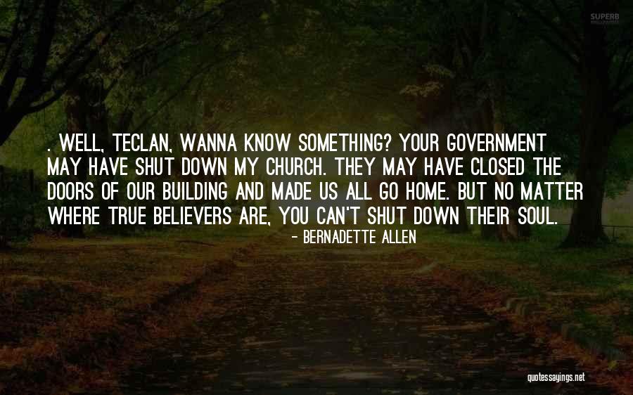 Inspirational Church Quotes By Bernadette Allen