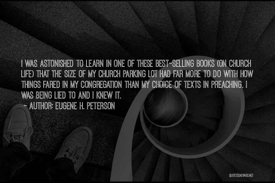 Inspirational Church Quotes By Eugene H. Peterson Inspirational Church Quotes By Eugene H. Peterson