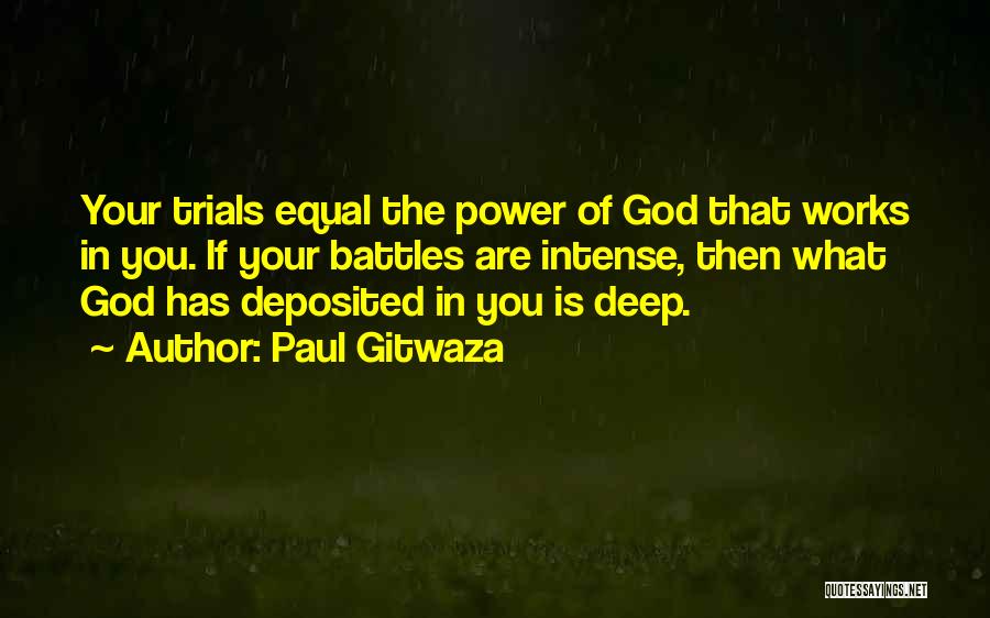 Inspirational Church Quotes By Paul Gitwaza