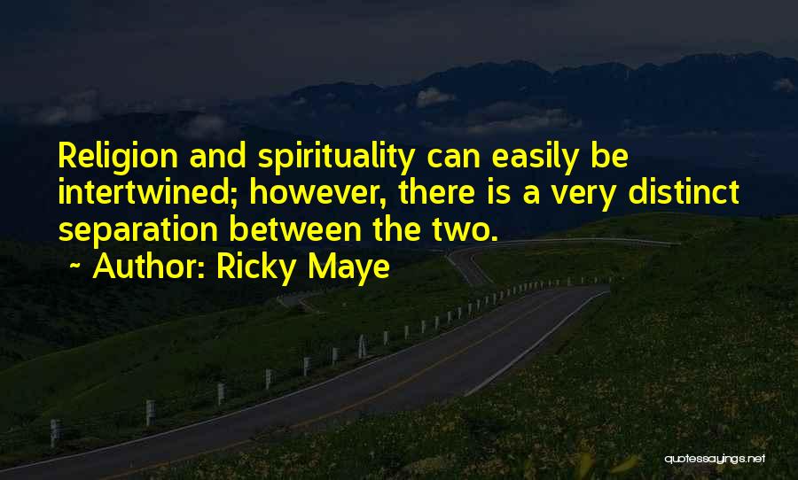 Inspirational Church Quotes By Ricky Maye