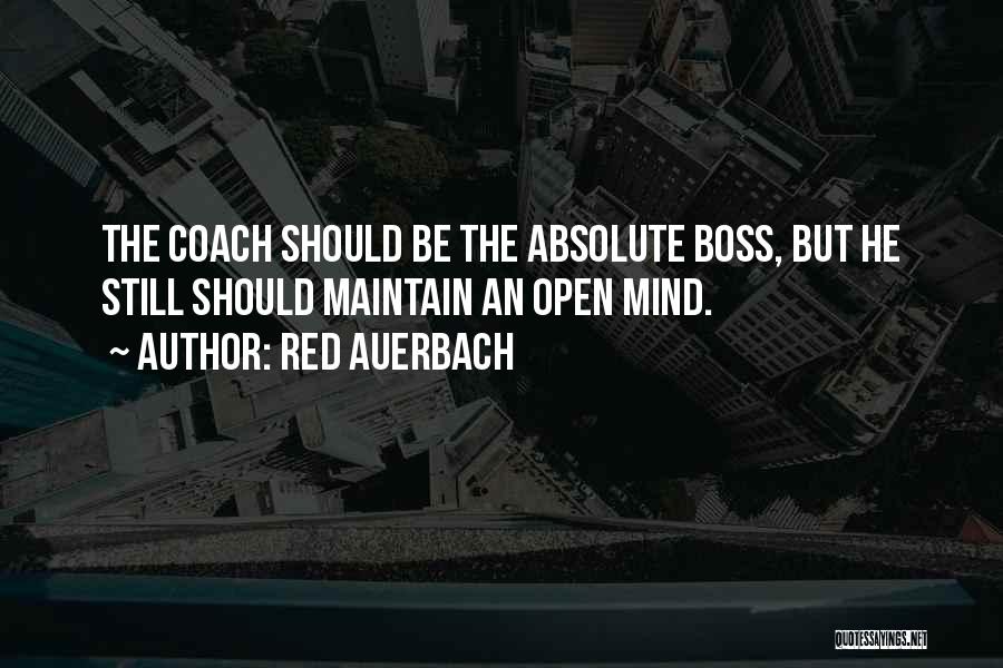 Inspirational Coach Quotes By Red Auerbach