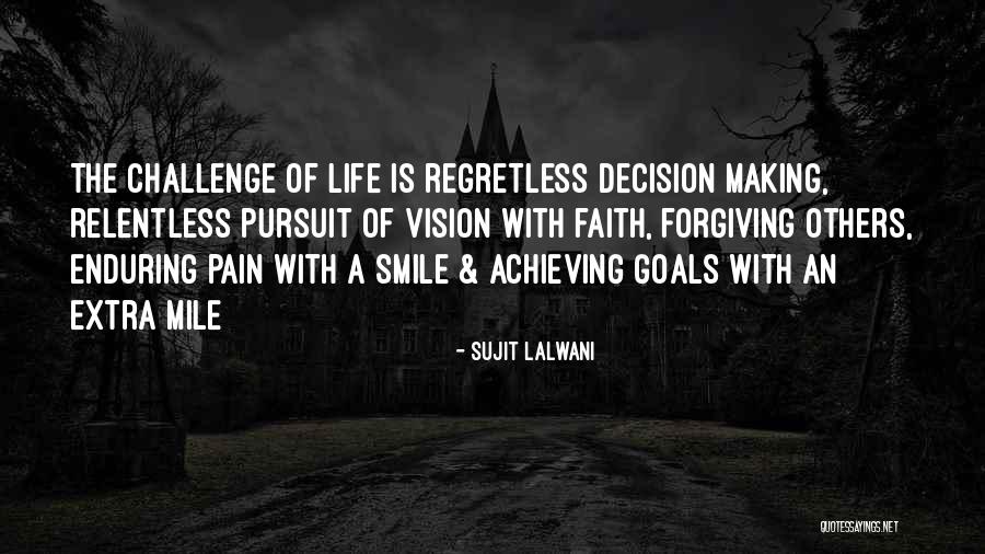 Inspirational Decision Making Quotes By Sujit Lalwani