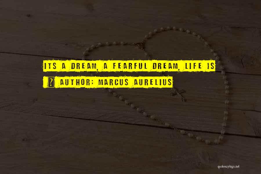 Inspirational Dream Life Quotes By Marcus Aurelius