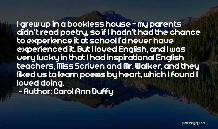 Inspirational English Quotes By Carol Ann Duffy