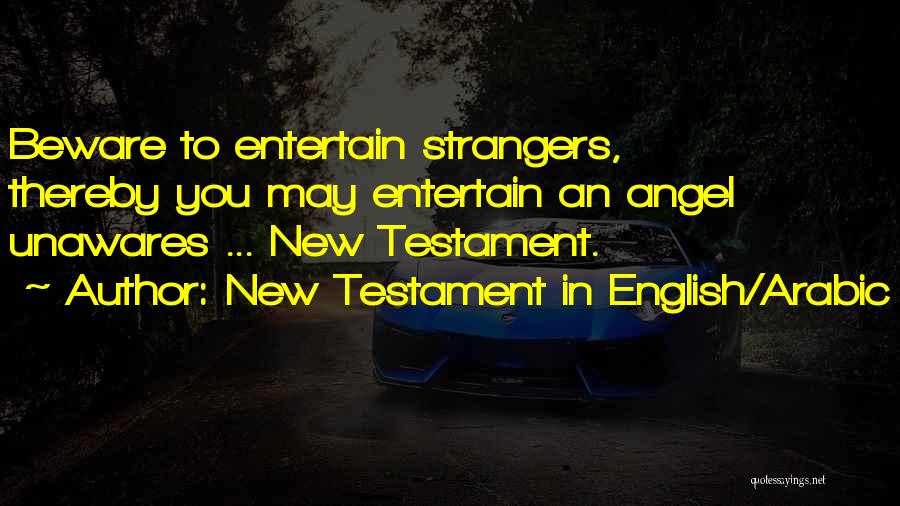 Inspirational English Quotes By New Testament In English/Arabic