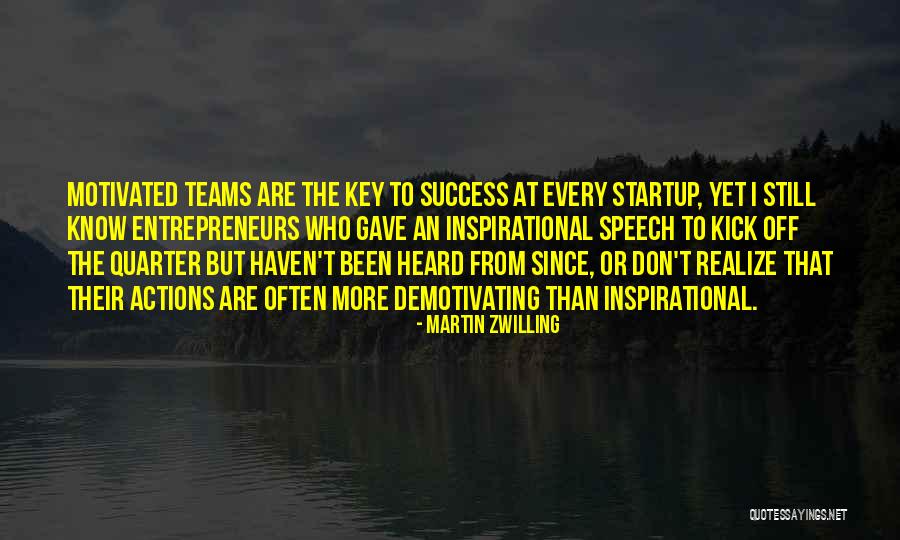 Inspirational Entrepreneurs Quotes By Martin Zwilling