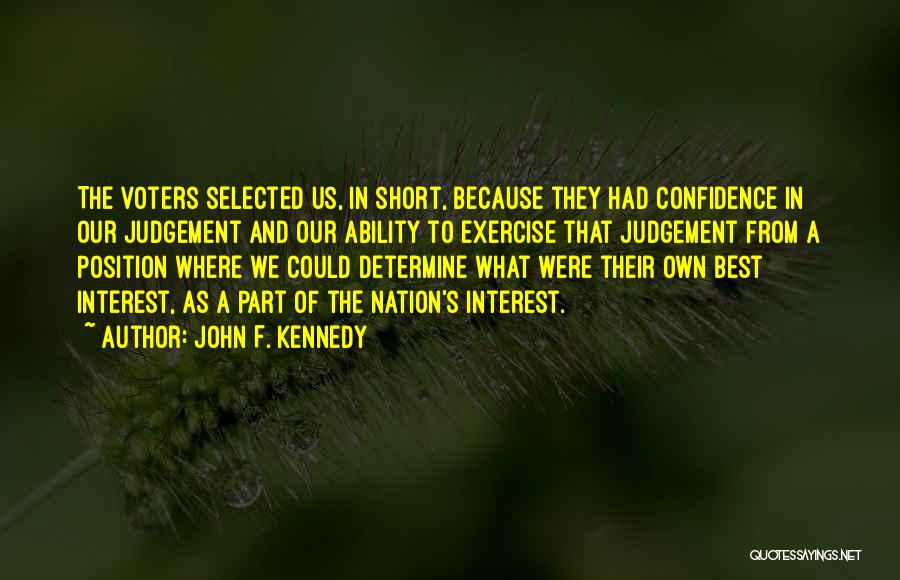 Inspirational Exercise Quotes By John F. Kennedy