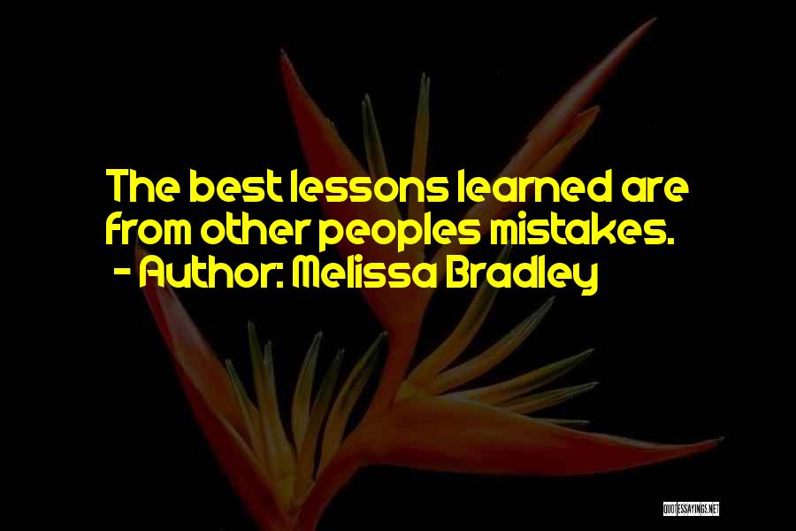 Inspirational Failure Quotes By Melissa Bradley