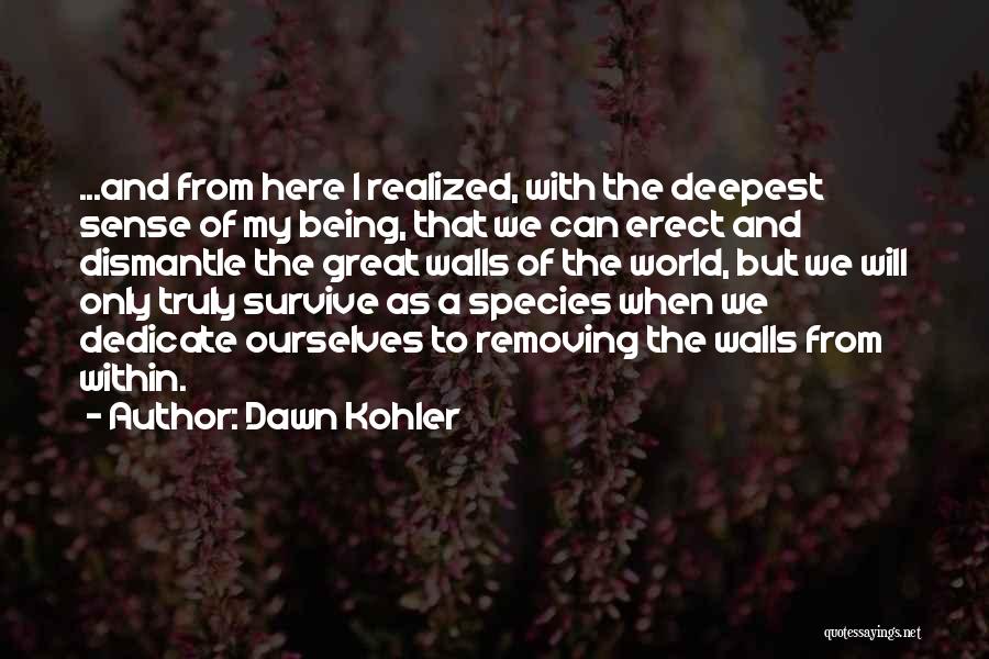 Inspirational Fiction Quotes By Dawn Kohler