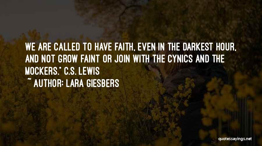 Inspirational Fiction Quotes By Lara Giesbers