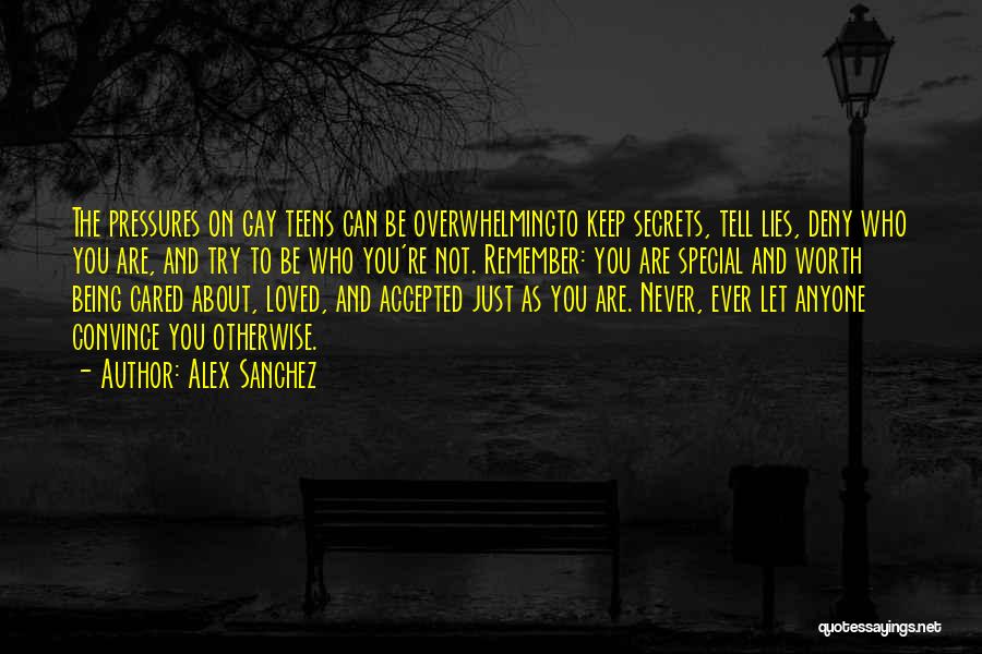 Inspirational Gay Quotes By Alex Sanchez