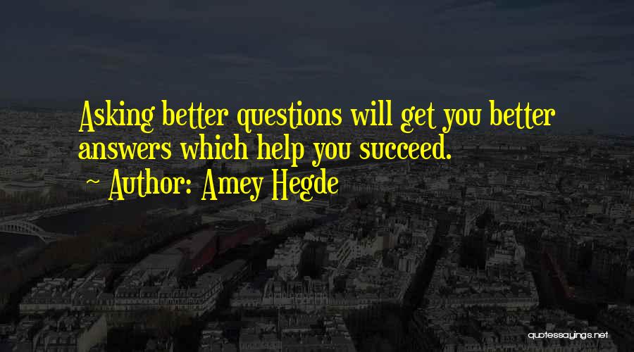 Inspirational Get Better Quotes By Amey Hegde