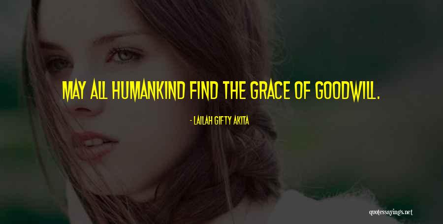 Inspirational Grace Quotes By Lailah Gifty Akita