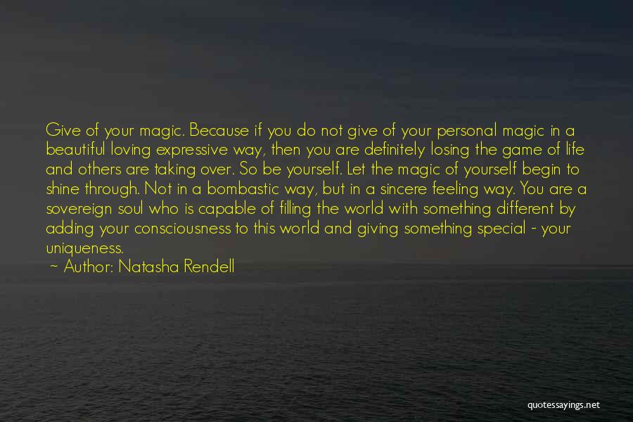 Inspirational Insights Quotes By Natasha Rendell