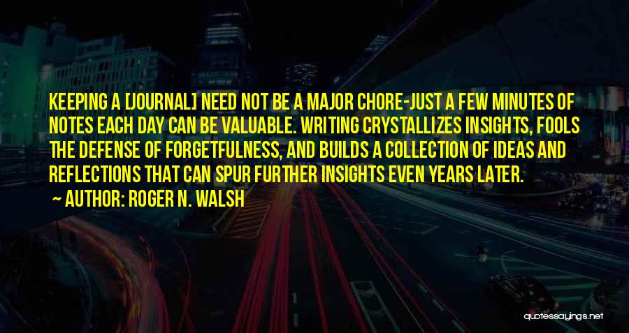 Inspirational Insights Quotes By Roger N. Walsh