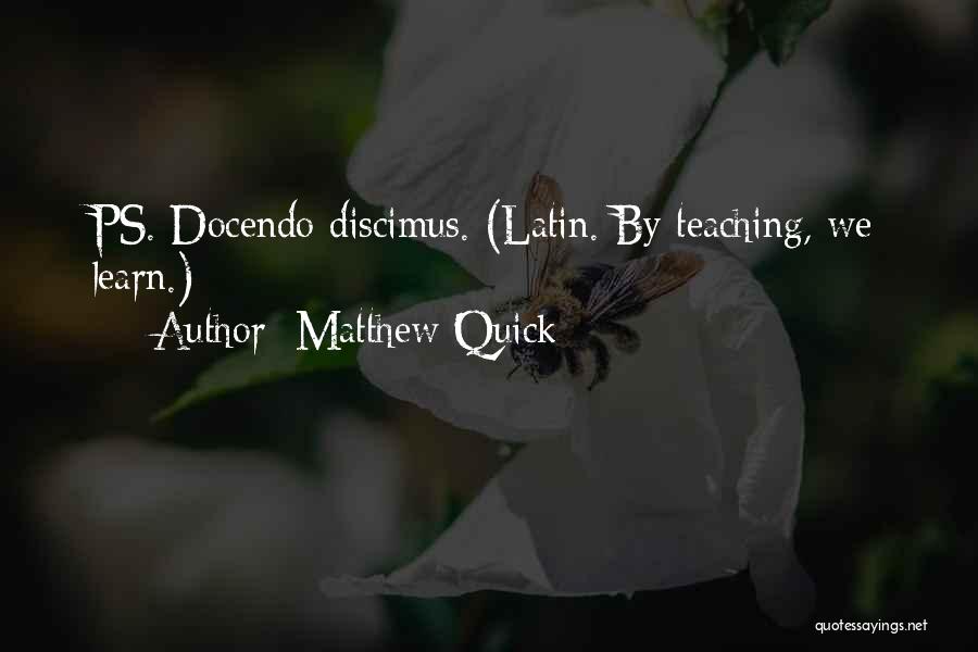 Inspirational Latin Quotes By Matthew Quick