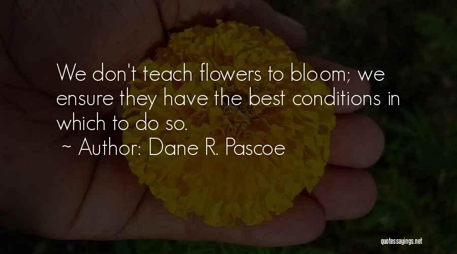 Inspirational Learning And Teaching Quotes By Dane R. Pascoe