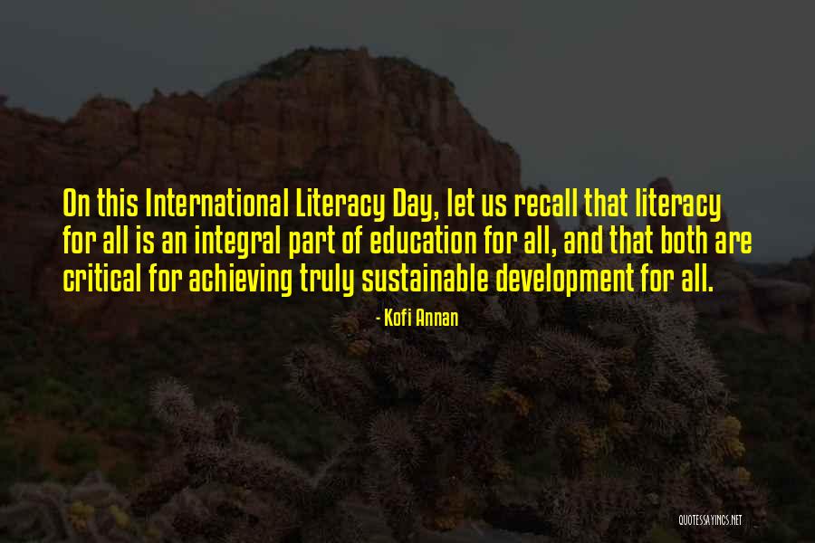 Inspirational Library Quotes By Kofi Annan Inspirational Library Quotes By Kofi Annan