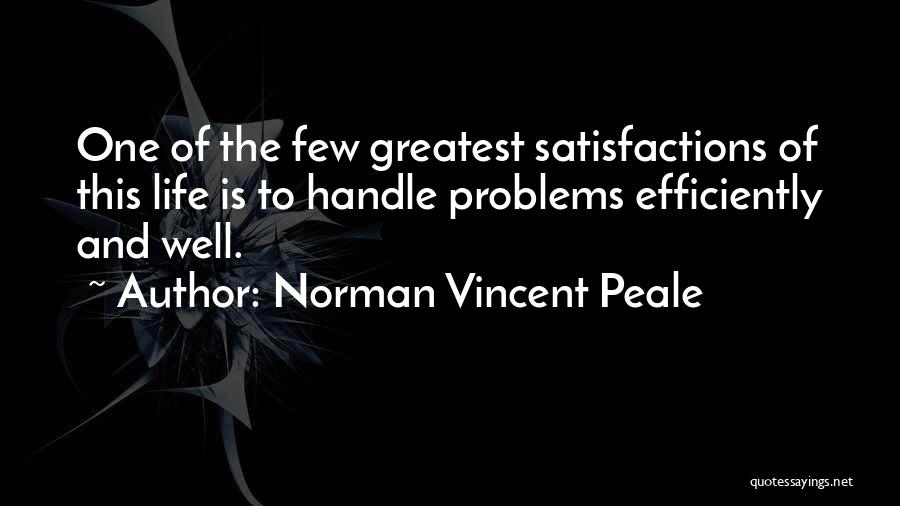 Inspirational Life Problem Quotes By Norman Vincent Peale