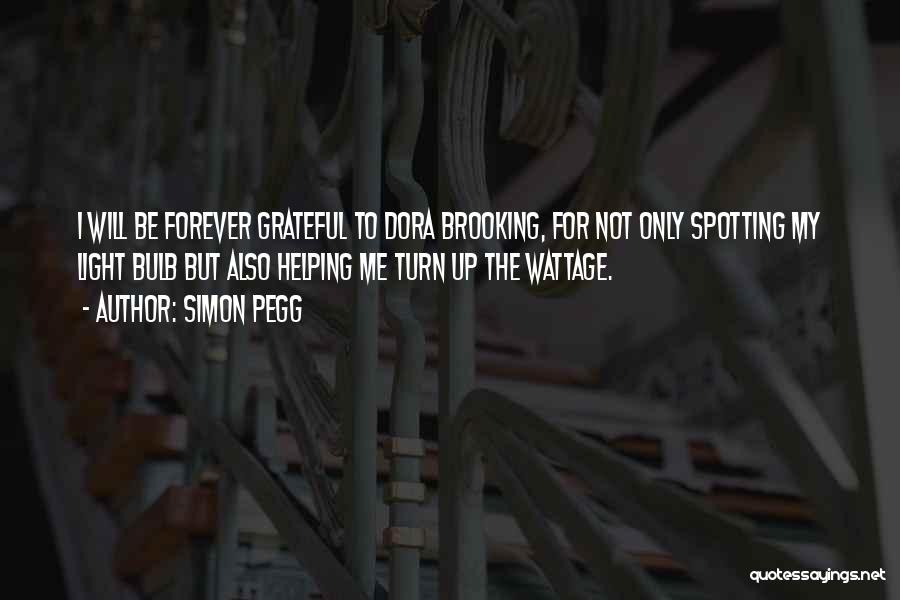 Inspirational Light Bulb Quotes By Simon Pegg