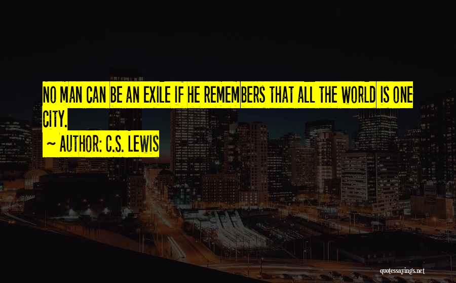 Inspirational Man Quotes By C.S. Lewis
