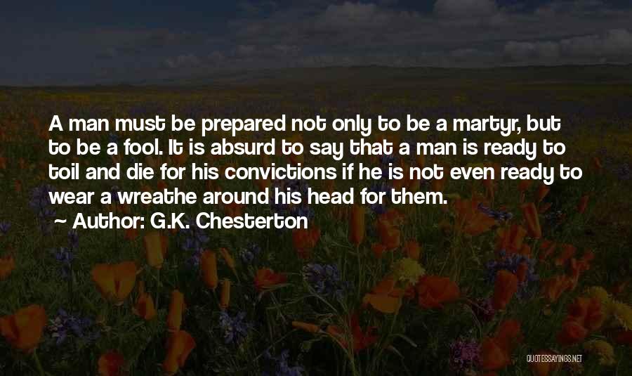 Inspirational Man Quotes By G.K. Chesterton