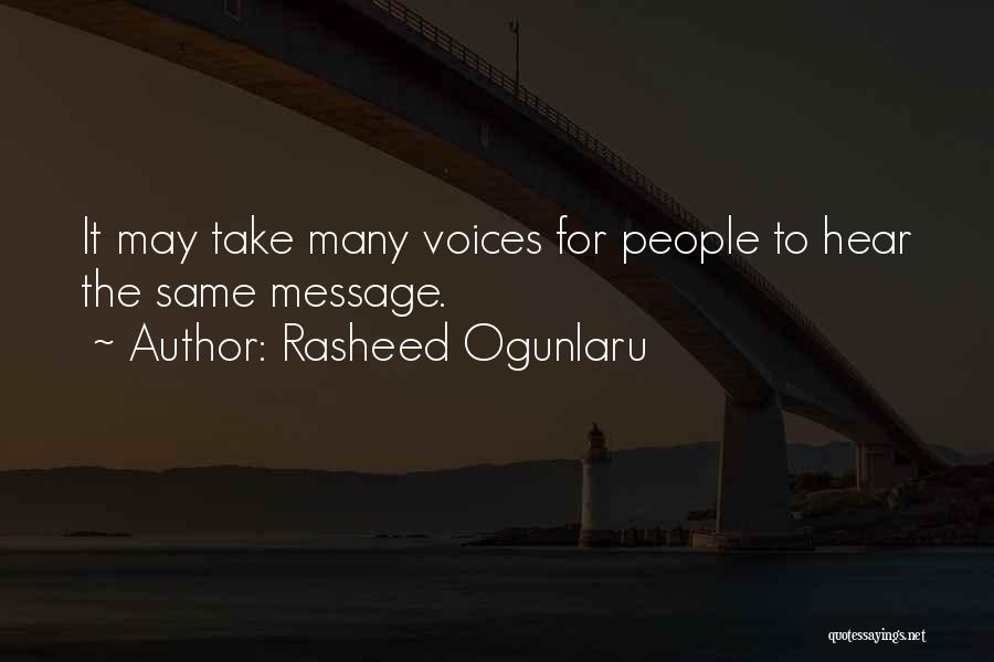 Inspirational Message Quotes By Rasheed Ogunlaru