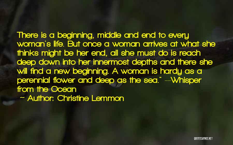 Inspirational New Beginning Quotes By Christine Lemmon